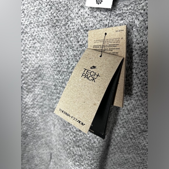 Nike Recycled Tech Pack Gray Hoodie Mens Sz XL - Picture 6 of 10